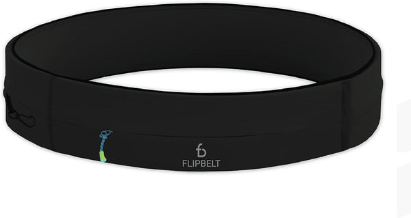  FlipBelt Elite Lightweight Tubular Running Belt, Black