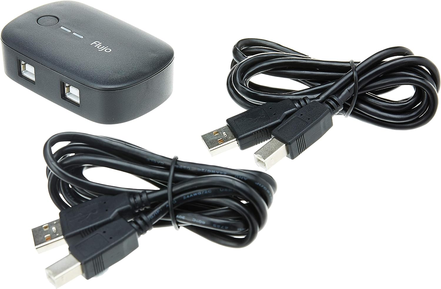 Flujo AH-58 Sharing Switch with USB 2.0 Black Secondary image
