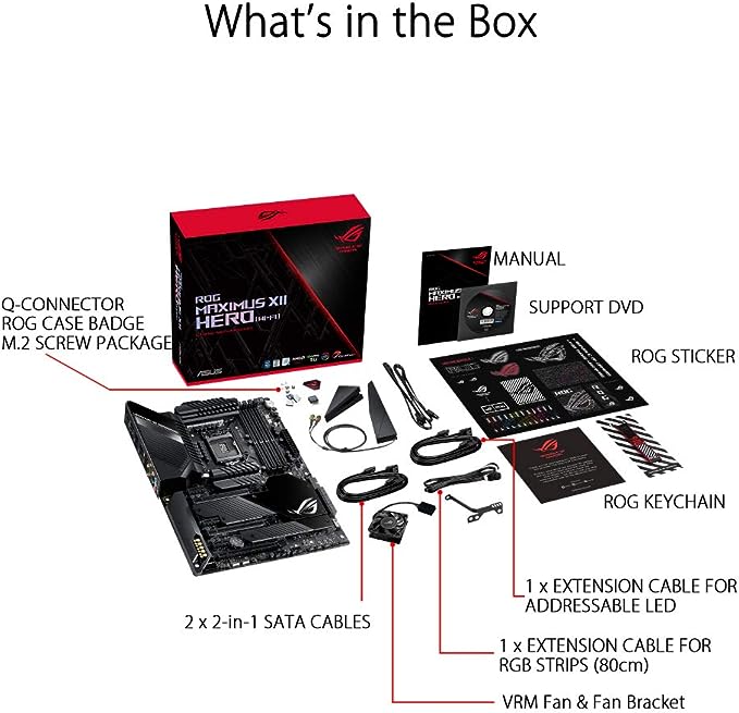 ASUS ROG MAXIMUS XII HERO WIFI Z490 Gaming Motherboard Secondary image