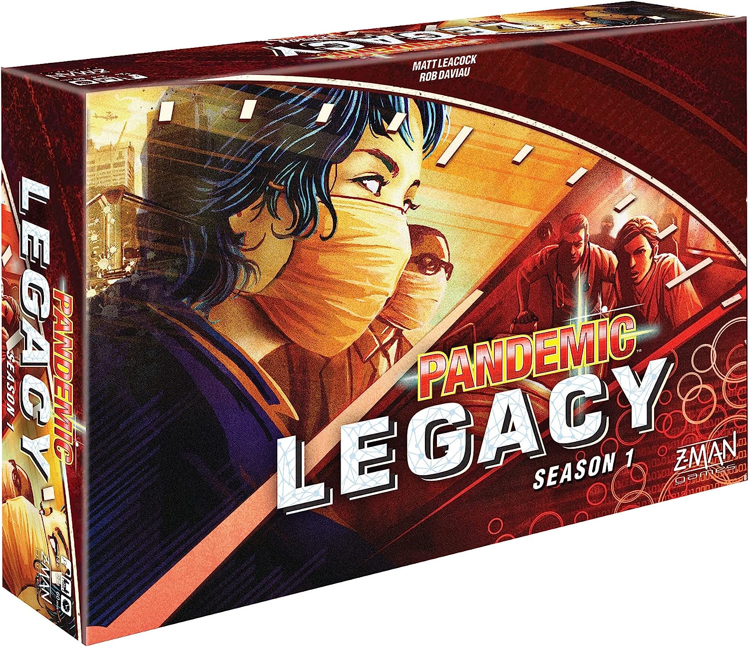 ZMan Pandemic Legacy Season 1 Red Edition Board Game Main image