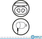 Comply Sport Pro Premium Foam Tips for Beats by Dre Earphones 3 Pairs Medium