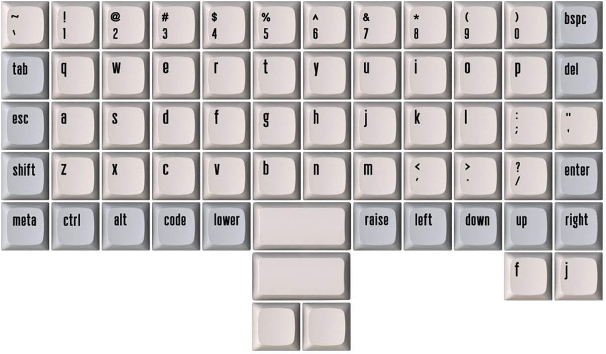 DROP XDA Canvas Keycap Set for Ortho Keyboards 64 Keys Main image