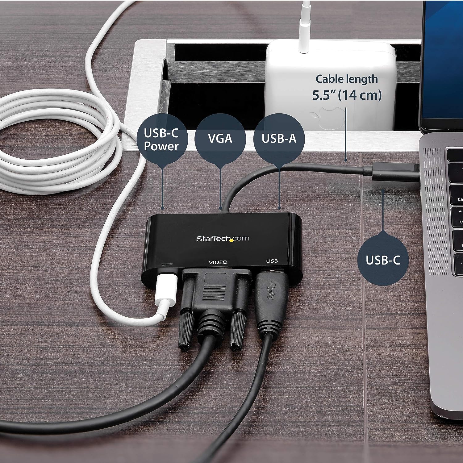 StarTech.com USB-C VGA Multiport Adapter Secondary image