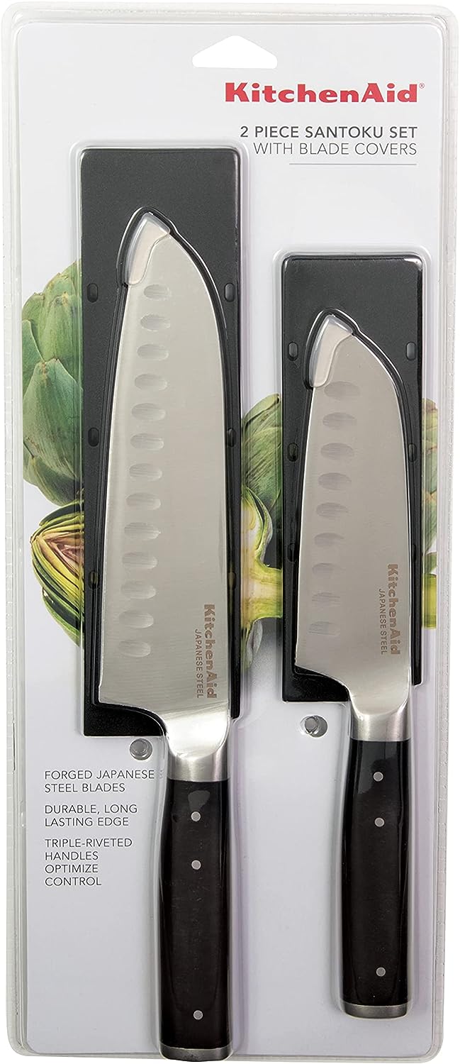 KitchenAid Santoku Knife 2Pc Set 7in And 5in Main image