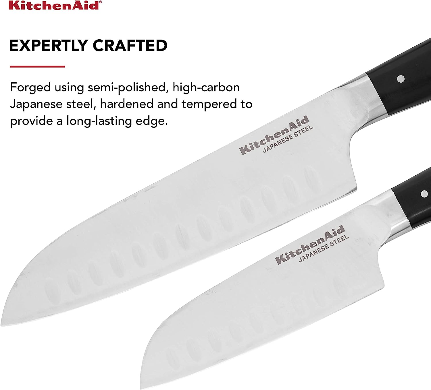 KitchenAid Santoku Knife 2Pc Set 7in And 5in