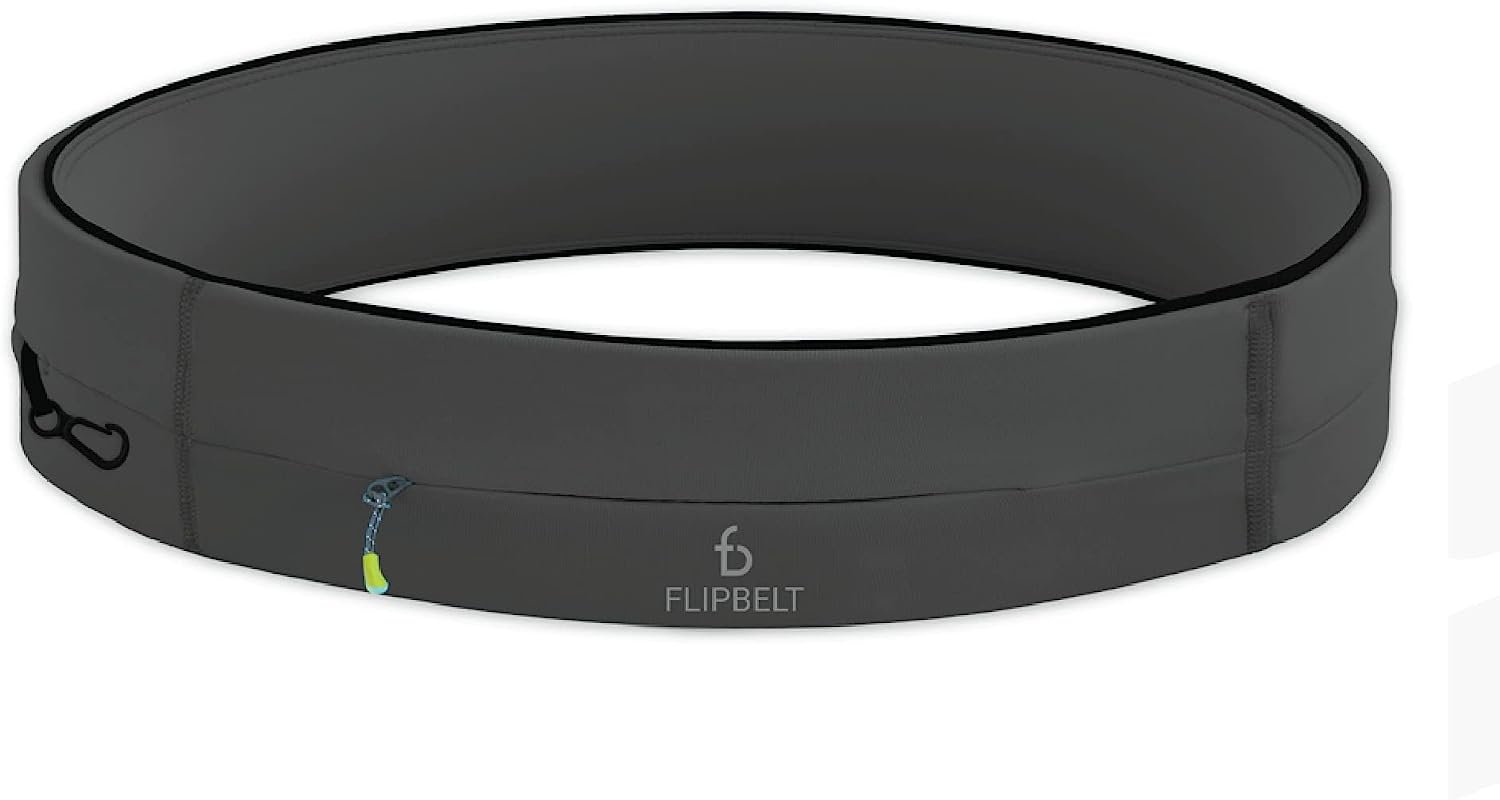 FlipBelt Zipper Running Belt Carbon XXS Main image