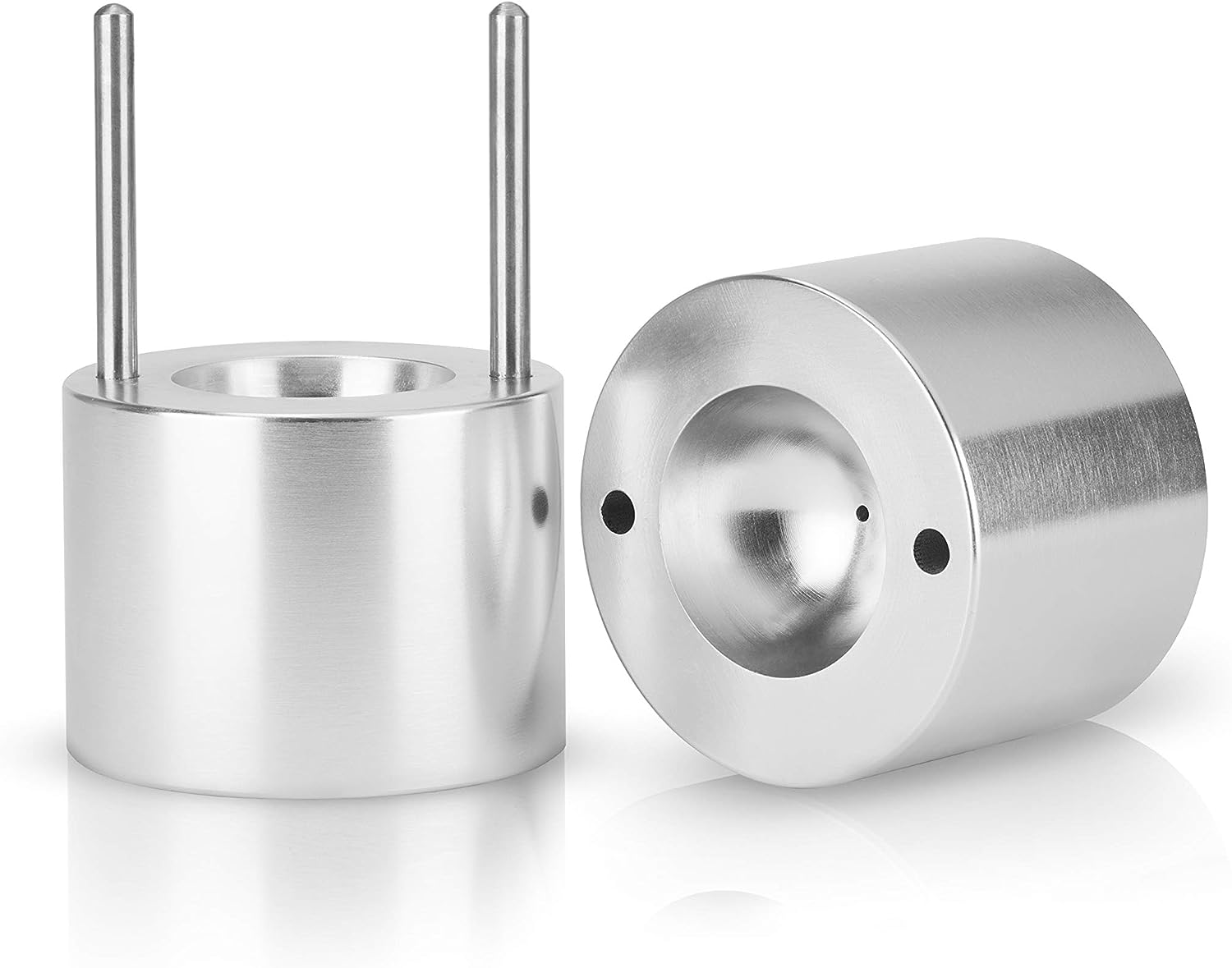 Viski Ice Ball Press Aluminum Ice Press 55mm Or 2.1in Silver Main image