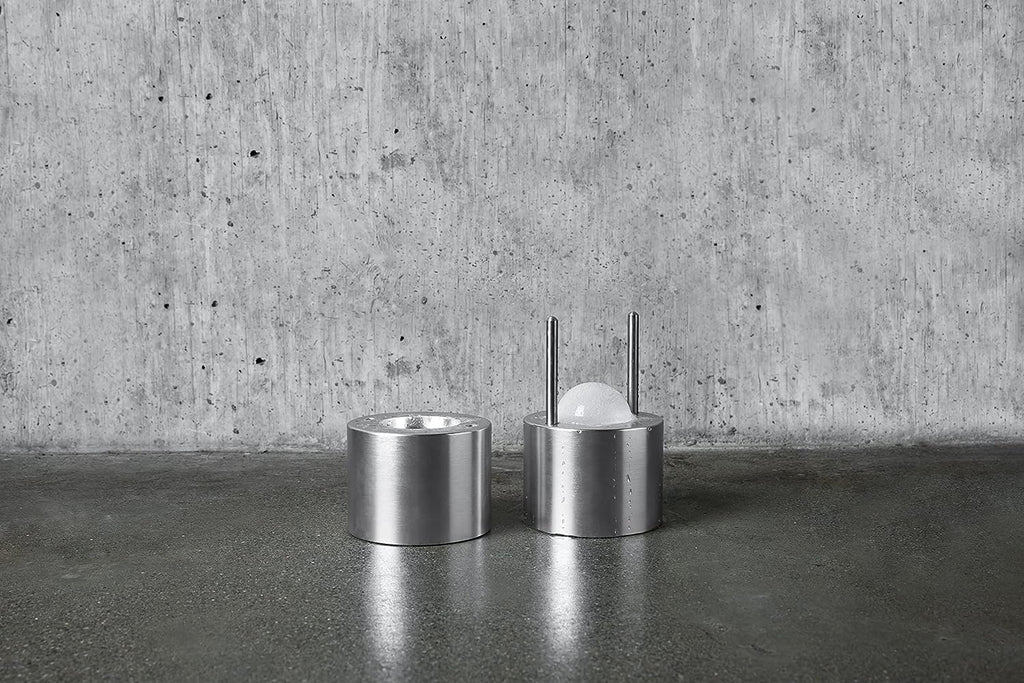 Viski Ice Ball Press Aluminum Ice Press 55mm Or 2.1in Silver