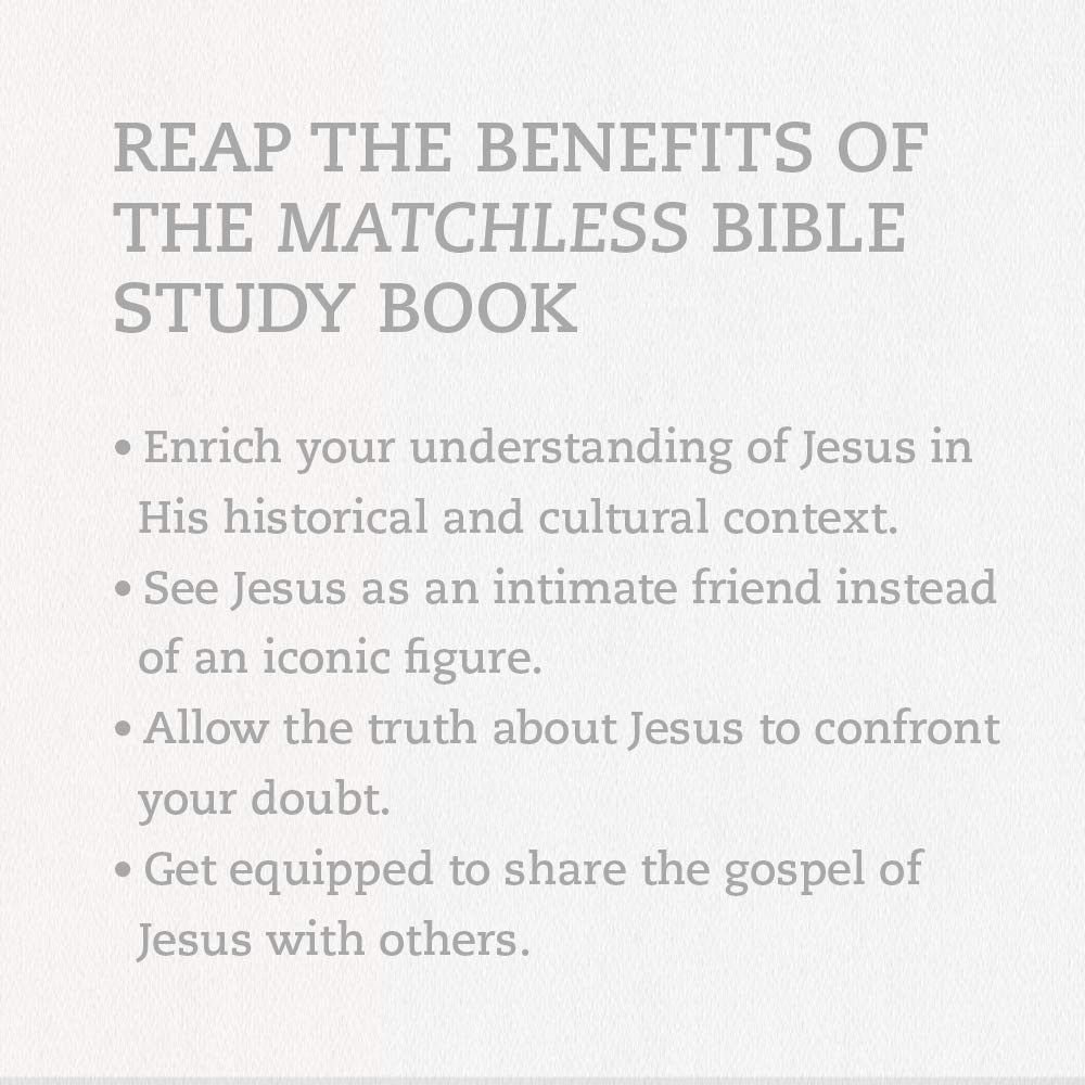 Angie Smith Matchless: The Life and Love of Jesus Paperback
