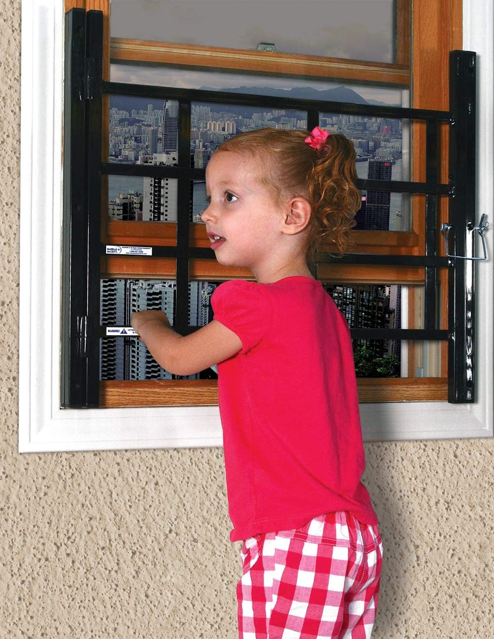 Child proof best sale window guards