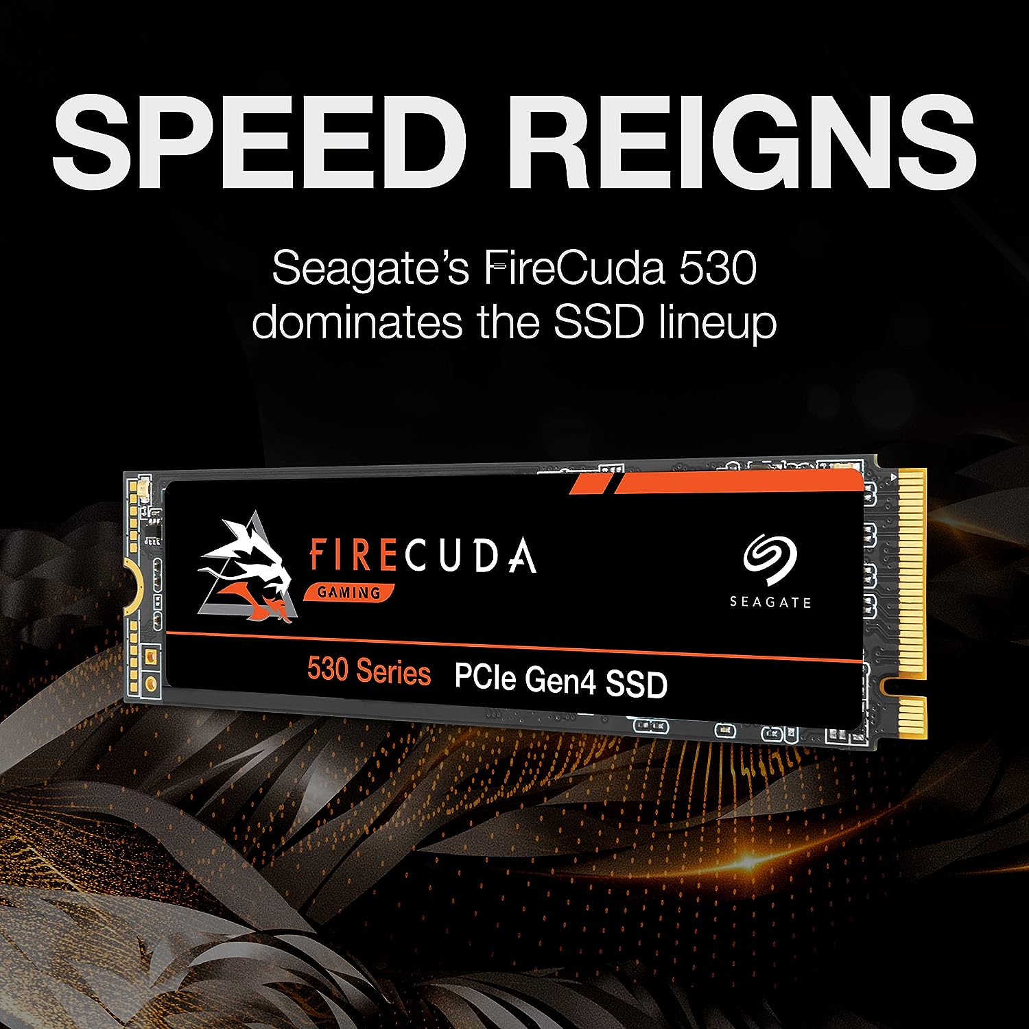 Seagate FireCuda 530 2TB Solid State Drive - M.2 PCIe Gen4 ×4 NVMe 1.4, speeds up to 7300 MB/s, Compatible PS5 Internal SSD, Secondary image