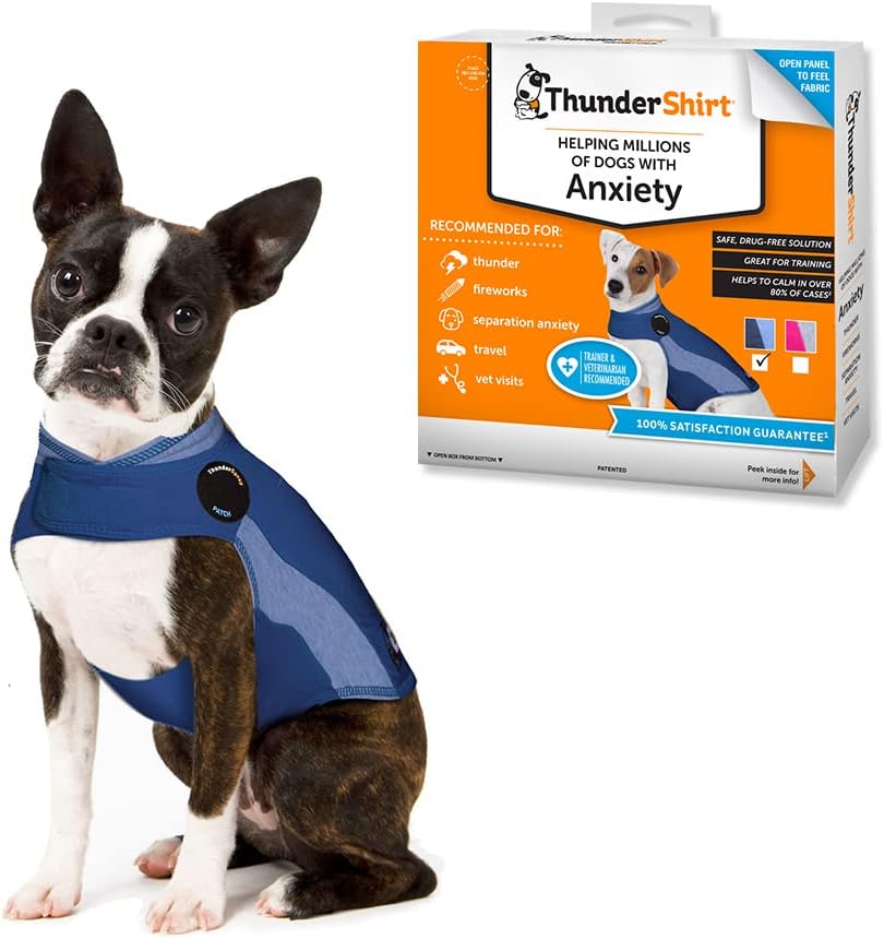 ThunderShirt Dog Anxiety Vest XX Small Blue Polo Main image