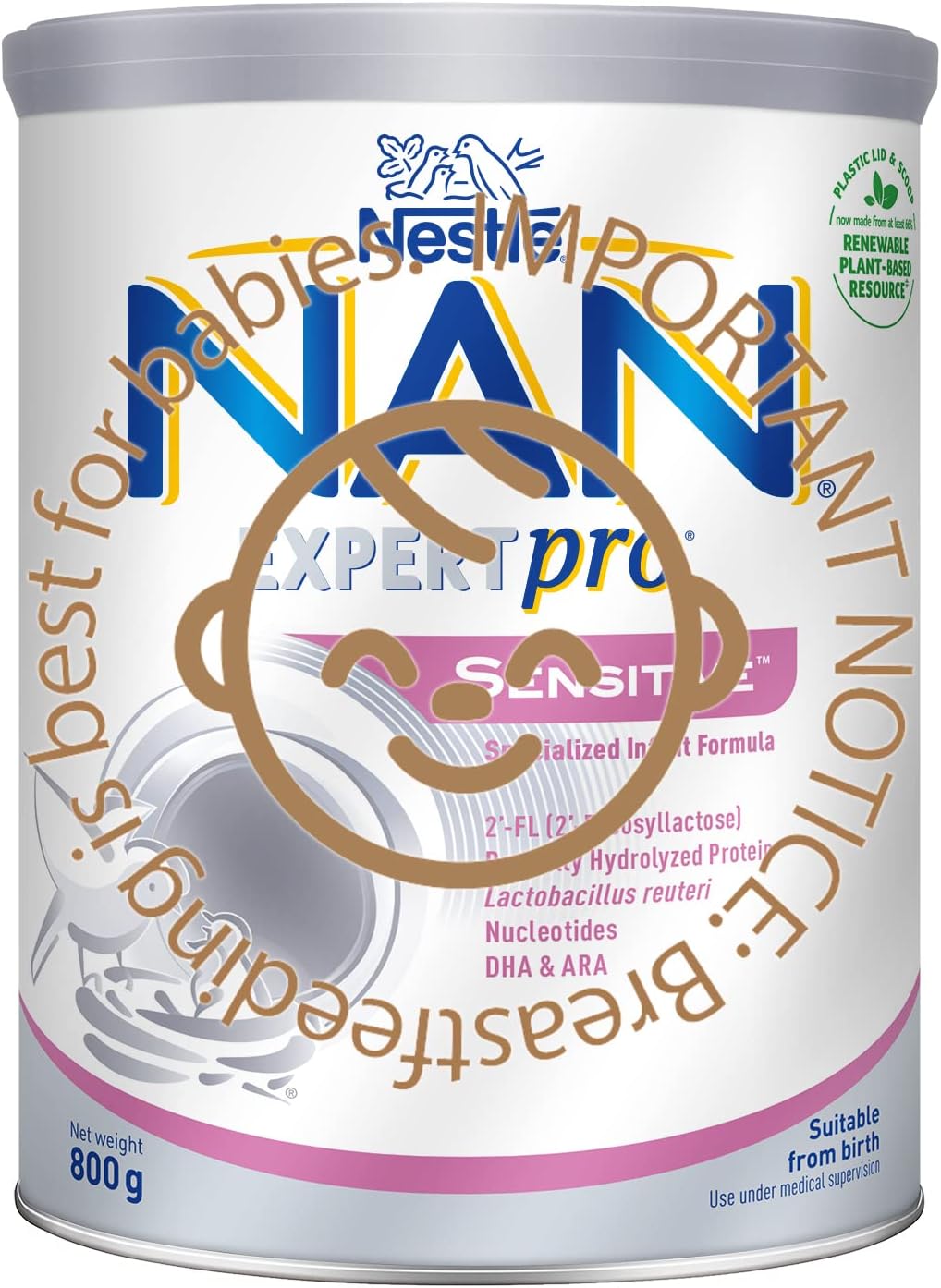 Nestlé NAN Expert Pro Stage 1 Sensitive Baby Formula 800g Main image