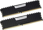 Corsair Vengeance LPX 8GB 2x4GB DDR4 DRAM 2400MHz C14 Memory Kit Black