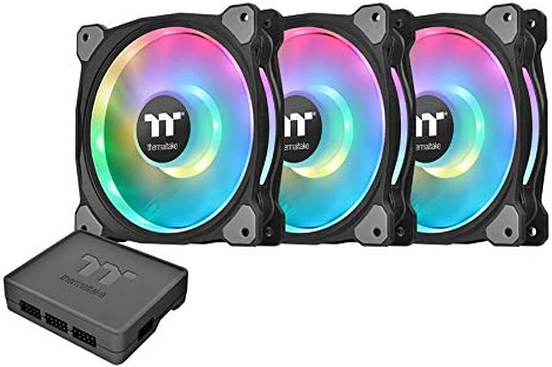 Thermaltake CLF078PL14SWA Riing Duo Fan Duo RGB 140mm 3Fan Pack Main image