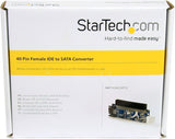 StarTech.com IDE2SAT25 40 Pin Female IDE to SATA Converter