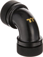 Thermaltake Pacific PETG Tube 90 Degree Dual Compression 16mm OD Black CL-W099-CA00BL-A