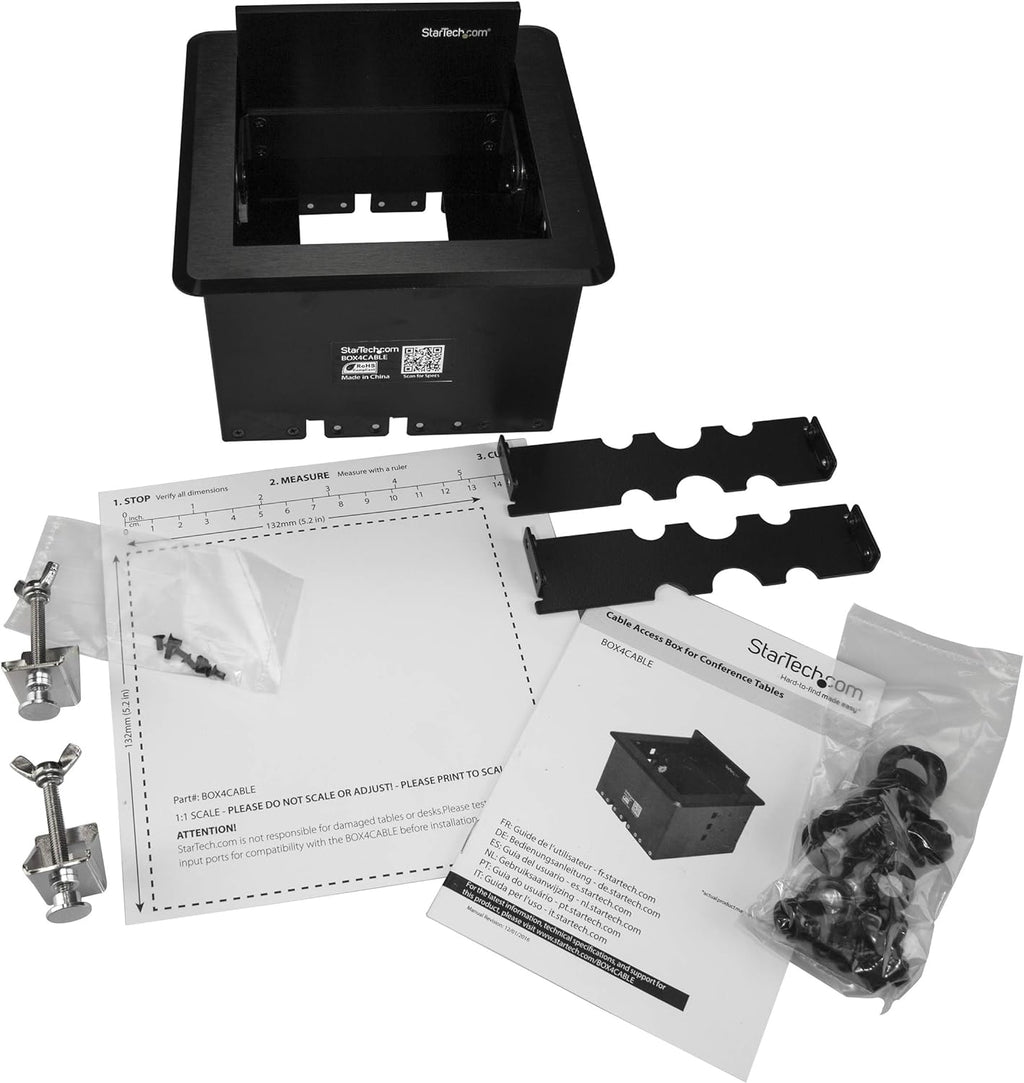 StarTech.com Conference Table Cable Management Box