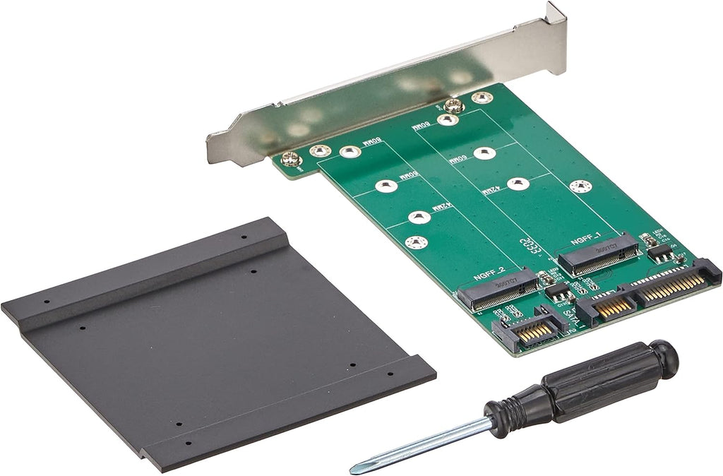Vantec MultiSize Dual M.2 To Two SATA III Port Converter Kit UGT-M2ST220