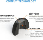 Comply TrueGrip Pro Memory Foam Replacement Earbud Tips For Samsung Galaxy Buds, Galaxy Buds+ True Wireless Earphones Medium 3 Pairs
