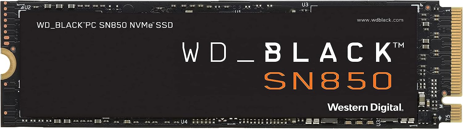 Western Digital Black WDS200T1X0E SN850 PCIe Gen4 x4 NVMe M.2 2280 Internal SSD 2TB Main image