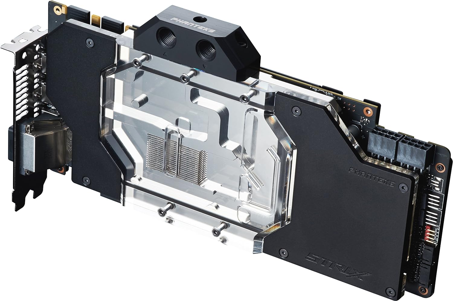 Phanteks PH-GB1080TiAS_BK01 STRIX 1080Ti Gaming OC RGB Lighting Full Water Block Satin Black Secondary image